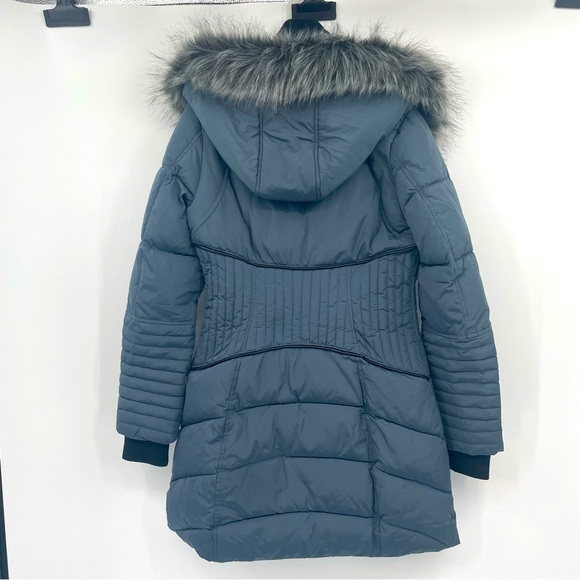 Noize Parke Sweetheart Hooded Coat – Faux Fur Trim | Size Small Petite - Picture 7 of 13